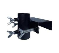 Supporto per ombrellone con morsetto per ringhiera | Supporto per ombrellone a ponte per balcone, portico, patio, cortile, giardino, appartamento all'aperto