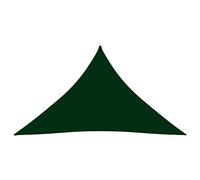 Supporto per ombrellone da balcone, in tessuto Oxford, triangolare, 3 x 3 x 4,24 m, colore verde scuro, adatto per esterni, piscine, centri commerciali, ingressi di concierge