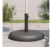 Supporto per ombrellone, diametro 32/35/38 mm, 25 kg, base in plastica e cemento, con manopola di serraggio, compatibile con giardino, balcone, terrazza, protezione solare stabile per esterni