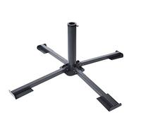Supporto per ombrellone per lastre marciapiedi, 40 x 40 cm, in metallo, per ombrelloni Ø 35/38/44 mm