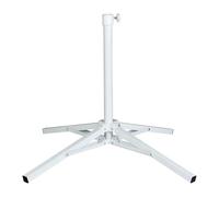 Supporto per ombrellone, Piedini per ombrellone, Supporto per ombrellone con 4 gambe, alluminio, palo Ø25/32 mm, 65x65x60 cm, filo regolabile, Base con gambe pieghevoli, Aktive Giardino