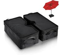 Supporto per ombrellone riempibile, portaombrellone, pieghevole, diametro regolabile, supporto per ombrellone da balcone, fino a 35 kg di sabbia per tutti gli ombrelloni (quadrato B)