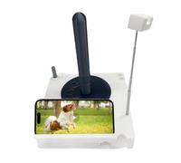 Supporto per - Organizer portatile per lavoro a maglia, supporto per telefono con mensola per bobina | Soprte per fili all'uncinetto per donne, ragazze, principianti, tessitrici manuali, bianco