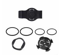 Supporto per orologio da bici per Garmin per fenix 3 5X 6X 7X - Staffa sicura per manubrio con elastici per ciclismo GPS tracciamento computer su strada MTB Stem - ABS nero 60mm (22mm)