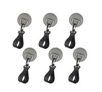 Supporto per pagaia per kayak, 6 pezzi, clip per pagaie, toppe e ganci per corda, design in PVC resistente, per barche, kayak, pagaie e attrezzature da esterno, ideale per la casa o per i viaggi