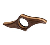 Supporto per pagina per libro da pollice in legno - Design ergonomico rombico | Segnalibro in noce resistente all'usura, tre dimensioni per una facile lettura di diversi tipi di libri, casa e bibl