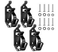 Supporto per Pala per Camion: 4 Pezzi Supporto per Pala per Portapacchi, Regolabile Porta Pala per Portapacchi, Portapala Da Tetto Con Viti per Camion Auto E Barche (Nero)