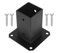 Supporto per Pali 80 x 80 x 150 mm, Supporto per Palo con Manicotto da Terra, Staffa Palo Legno, Manicotti da Avvitare, Staffe per Gazebo Palo in Legno