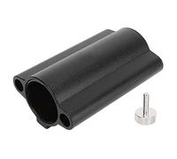 Supporto per pali di tende da campeggio, supporto regolabile per palo di tettoia con anima in rame, base a tubo fisso in lega di alluminio per il campeggio all’aperto, l’escursioni