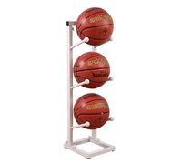 Supporto per palla da ginnastica, 3, 4, 5 ripiani, supporto verticale per riporre palline sportive, per garage, scuola, viaggi, club, facile da montare