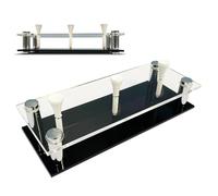 Supporto per Palla da Golf in Acrilico - Display Palla, Porta vetrina da scrivania, Supporto Base in Metallo | Collezione acrilica Trasparente, Design Piattaforma, Decorazione per la Palla da