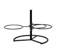 Supporto per palline da yoga in metallo, a 1 strato, per casa, palestra o studio, facile installazione, organizer per attrezzature per esercizi