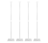 Supporto Per Palloncini Da Tavolo - Supporto Riusabile Per Torre Di Palloncini Da 80 Cm,4 Portapalloncini Trasparenti Per Decorazioni Di Lauree Baby Shower Compleanni Matrimoni Eventi