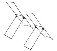 Supporto per Pannelli 2 Pezzi Leggeri Supporti Inclinabili