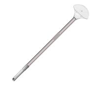 Supporto per pannello da parata - palo telescopico in metallo con tubo di mantenimento morbido, bastone per display compatto, asta di montaggio per poster estensibile, barra di presentazione