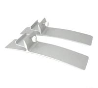 Supporto per pannello riscaldante a infrarossi, supporto per piedi in lega di alluminio per un supporto stabile, accessori base argento per ottimizzare la distribuzione del calore, 1 paio (argento)