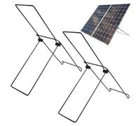 Supporto per Pannello Solare a Terra 2 Pezzi Supporto Regolabile Pieghevole