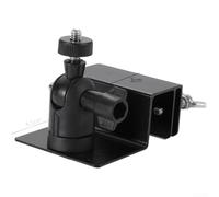 Supporto per pannello solare per telecamera di sicurezza, gancio girevole a 360 gradi per telecamere wireless alimentate a batteria, staffa in alluminio a lunga durata (nero)