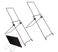 Supporto per pannello solare - Set di 2 supporti a terra, struttura esterna robusta e leggera, pieghevole, ideale per escursionismo, arrampicata, campeggio, installazione semplice, durevole e
