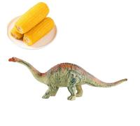Supporto per pannocchie di mais, con dinosauro, forchette per spiedini