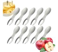 Supporto per pannocchie, protezione da scottature, forchette, spiedini | Set di 10 supporti per pannocchie, in acciaio inox, per casa, cucina, esterni, barbecue, cucina e spa