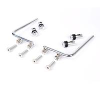 Supporto per parabrezza Moto Nostra cromato 340x105mm per Vespa PX80, PX125