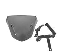 Supporto Per Parabrezza Per Moto Con Navigatore GPS Per, Per CB 650R, Per CB650R 2019-2023, Deflettori Per Parabrezza, Supporto Per Telefono Parabrezza Deflettore Del Vento(Set di fumo)