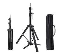 Supporto per Parrucca 31,5" -55,1" Treppiede Regolabile Testa per Parrucchieri Testa Supporto per testa di manichino Cosmetologia Parrucchiere Formazione