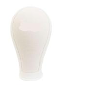 Supporto per parrucca in tela da 21-24 pollici con testa di manichino per acconciature, creazione di parrucche ed esposizione, include supporto(22inch only a head)