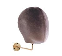 Supporto per parrucca regolabile professionale telaio in ferro con rivestimento in tessuto Salon Styling Testa del manichino per l'organizzazione dei cappucci Soluzione professionale per la