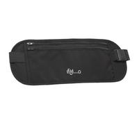 Supporto per passaporto casual, comodo sacchetto in nylon per viaggio sicuro per diverse occasioni, unisex money Belt Bag, Nero , Bellezza di massa