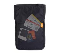 Supporto per passaporto per viaggi | Borsa per documenti di viaggio per il collo | Scomparto impermeabile per cellulare antifurto organizer unisex per pendolari, aeroporto, escursioni, biglietti