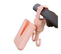 Supporto per passeggino a doppio scopo e supporto per telefono staccabile per genitori da viaggio leggero caratteristica passeggini gancio supporto