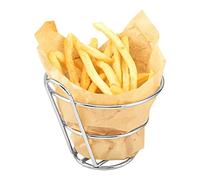 Supporto per patatine fritte, cestino per patatine fritte, cestino per patatine fritte, cestino in metallo per patatine fritte, supporto per patatine fritte e pollo fritto, ottimi cestini per