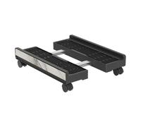 Supporto per PC per tappeto - Supporto per torre CPU regolabile con ruote frenanti | Scaffale di sollevamento portatile per posto di lavoro, sala giochi per laptop e spazio di archiviazione per l'uffi