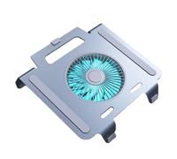 Supporto per PC portatile - Supporto pieghevole a 3 marce, supporto per pad di raffreddamento per computer portatile, base di ventilazione portatile, ufficio, lavoro a casa, configurazione