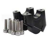 Supporto Per PCX150 Per PCX125 Per PCX160 Manubrio Per Motocicletta Riser Up Backs Sposta Staffa Morsetto Regolatore Manubrio Fat Bar Riser(BLACK RISE BACK)