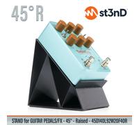 SUPPORTO per PEDALI CHITARRA FX - 45° - Rialzato - 45D140L92W20F40R