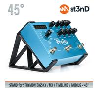 SUPPORTO per pedali STRYMON BIGSKY / MX / TIMELINE / MOBIUS FX - 45°