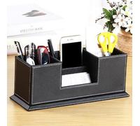 Supporto per penna creativo Supporto per penna doppio in pelle multifunzionale p
