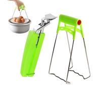Supporto per pentola a caldo | morsetto per cucina in acciaio inox con anti-scottatura - ciotola per piano cottura, accessori per forno a microonde, 2 c