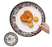 Supporto per pentole calde da lavoro, 17 cm, resistente al calore | Tovaglietta per piatti da cucina, sala da pranzo, cottura, pentola, friggitrice, tazza, hamburger, Natale