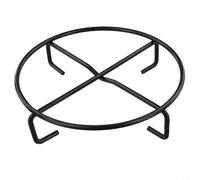 Supporto per pentole in metallo per cucinare e grigliare all'aperto con design resistente al calore per falò e stufe