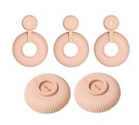 Supporto per per bambini, antigoccia, 5 pezzi, riutilizzabile, in silicone, facile da prendere prima di gocciolare, per viaggi, casa, attività all'aperto