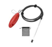 Supporto per pesce con galleggiante 196,85 cm in acciaio inossidabile ABS - Traversa da con | Acqua acqua salata fiume lago stagno diga a terra libera le mani comoda organiz