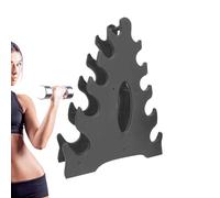 Supporto per pesi - verticale livellato, supporto in stile ramo dal design moderno, organizer durevole per risparmiare spazio | Struttura di archiviazione per esercizi stabile per area di