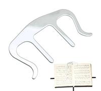 Supporto per pianoforte, supporto per spartiti in metallo per spartiti, clip portatile, supporto per spartiti, pianoforte, libri, tastiere, musicisti Maodom
