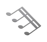 Supporto per pianoforti Clip porta pagine per libri canzoni Clip per spartiti musicali Note per libri Clip per fogli Tastiera Morsetto portatile in metallo per esercizi Clip per libri