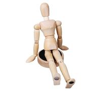 Supporto per pianta d'aria, supporto articolato per pianta d'aria,Contenitore di visualizzazione della fabbrica - Statua con guarnizione magnetica in legno, regolabile, supporto per aria, mobile per