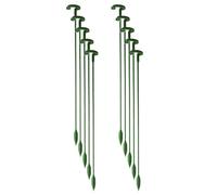 Supporto per piante, 10 pali da giardino, bastoncini durevoli per supporto per piante, asta di supporto a peonia per interni in polipropilene, supporto per fiori resistente e riutilizzabile per piante